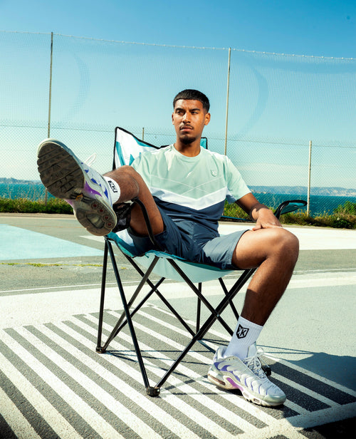 T-shirt FK Game - Bleu/Vert/Blanc - Footkorner