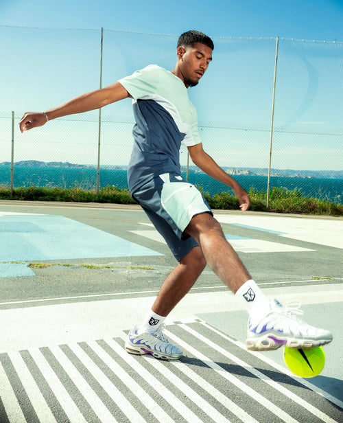 T-shirt FK Game - Bleu/Vert/Blanc - Footkorner