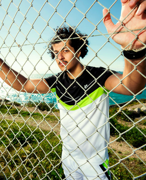 T-shirt FK Game - Noir/Blanc/Vert - Footkorner