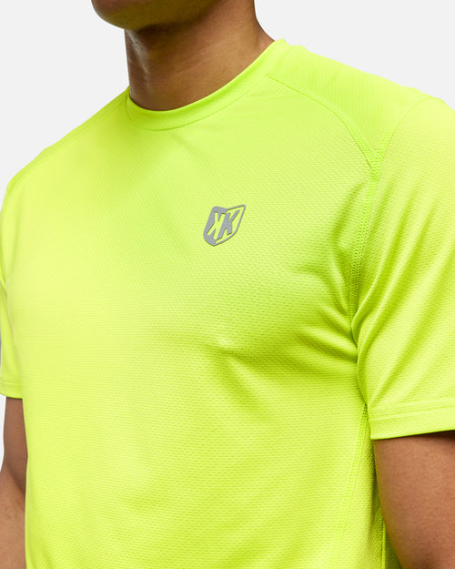 FK Performance Record T-shirt - Neon Yellow - Footkorner