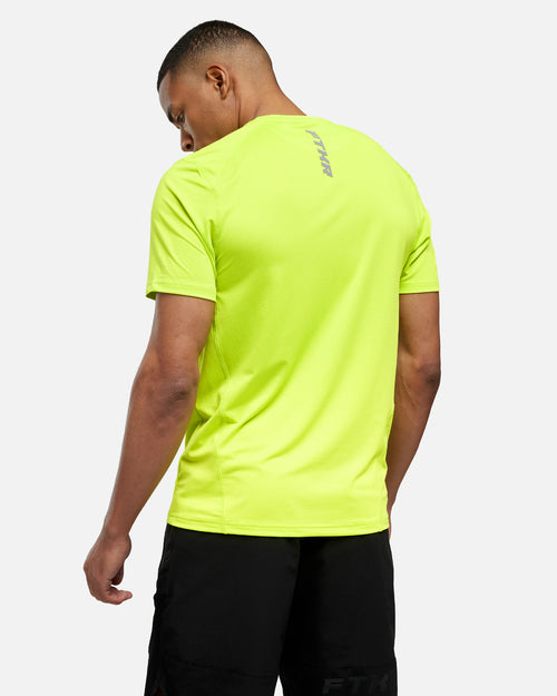 FK Performance Record T-shirt - Neon Yellow - Footkorner