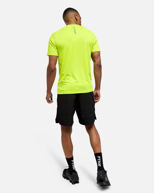 FK Performance Record T-shirt - Neon Yellow - Footkorner