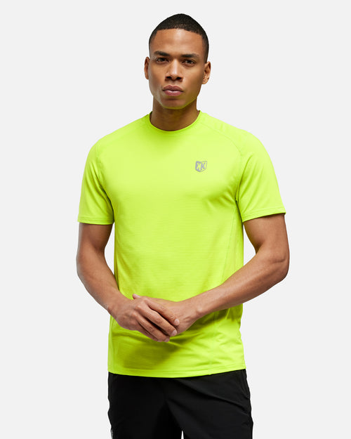 FK Performance Record T-shirt - Neon Yellow - Footkorner