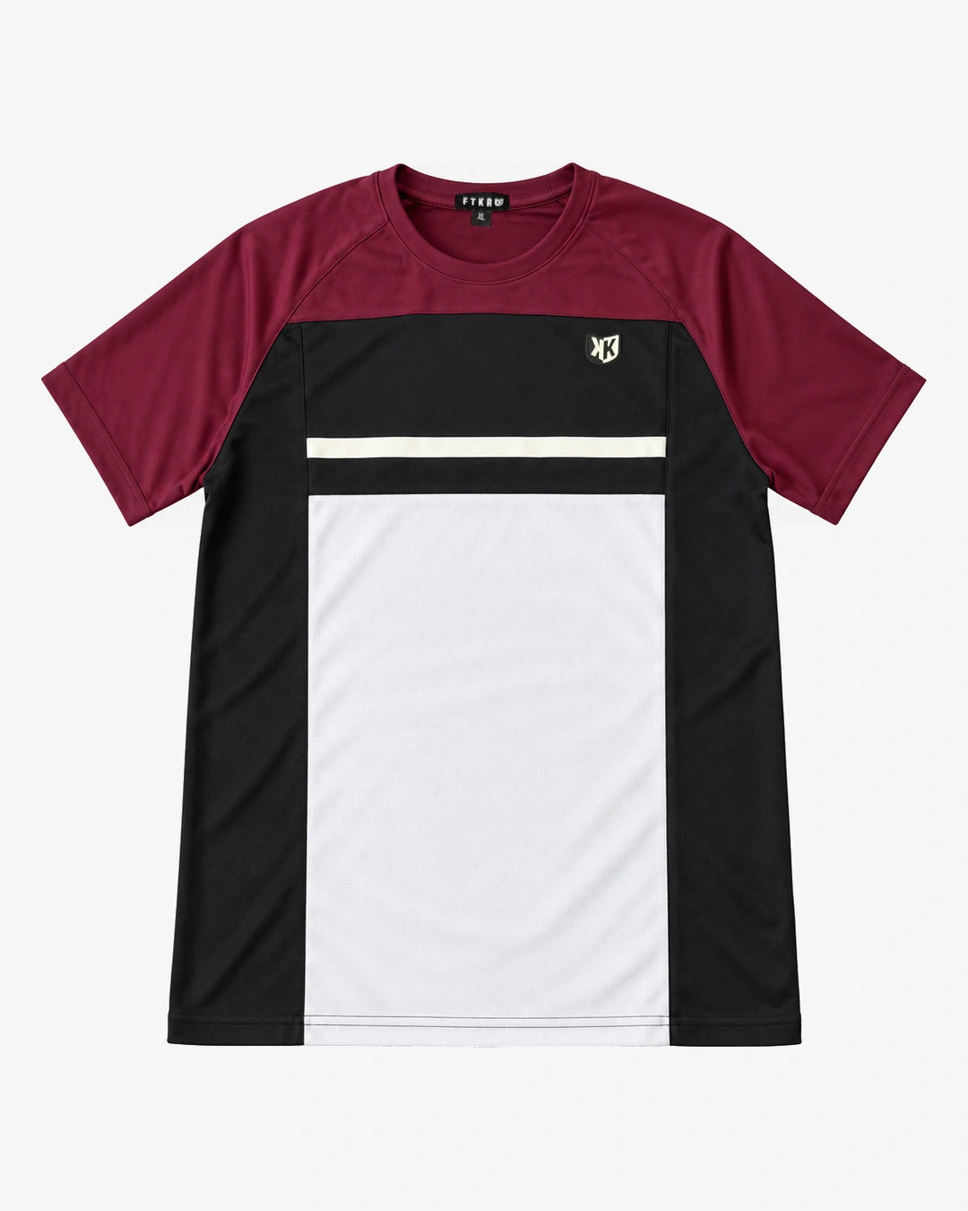 FootkornerT-Shirt-FK-Set - Bordeaux/Schwarz