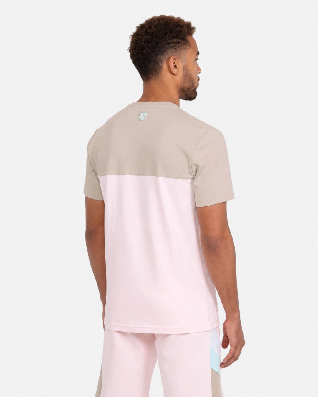 FootkornerFK Sicarios Pastel T-Shirt - Beige/Weiß/Rosa