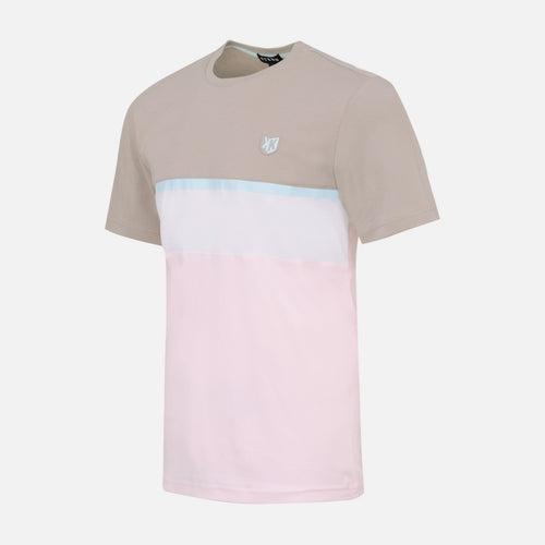 T-shirt pastello FK Sicarios - beige/bianco/rosa - Footkorner