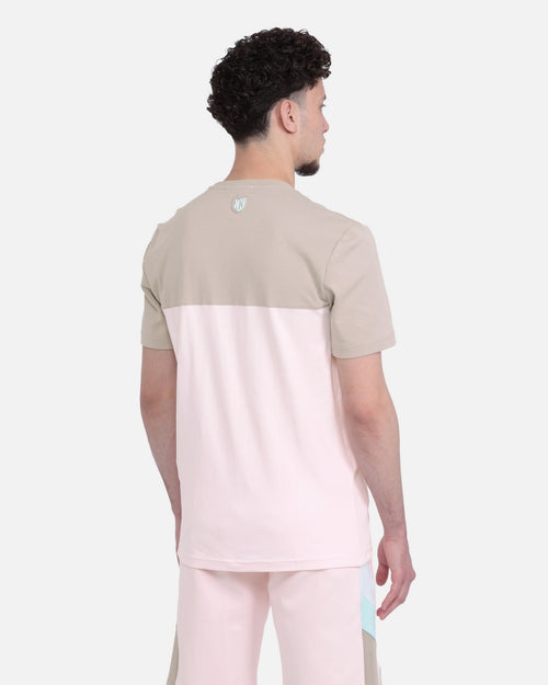 T-shirt pastello FK Sicarios - beige/bianco/rosa - Footkorner