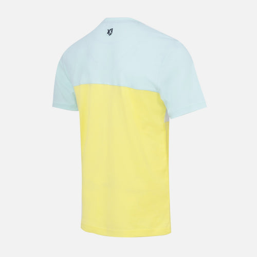 T-shirt pastello FK Sicarios - blu/bianca/gialla - Footkorner