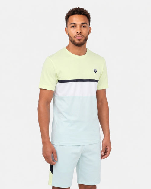 FK Sicarios Pastel T-Shirt - Grün/Weiß/Blau - Footkorner