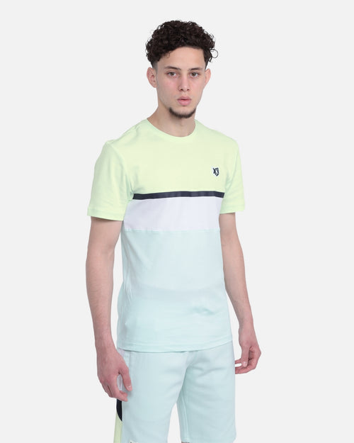 T-shirt FK Sicarios Pastel - Verde/Bianco/Blu - Footkorner