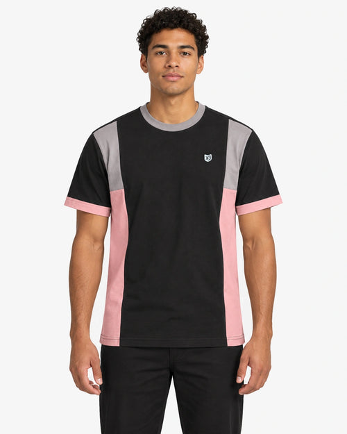 T-shirt FK Torcedor - Noir/Rose - Footkorner