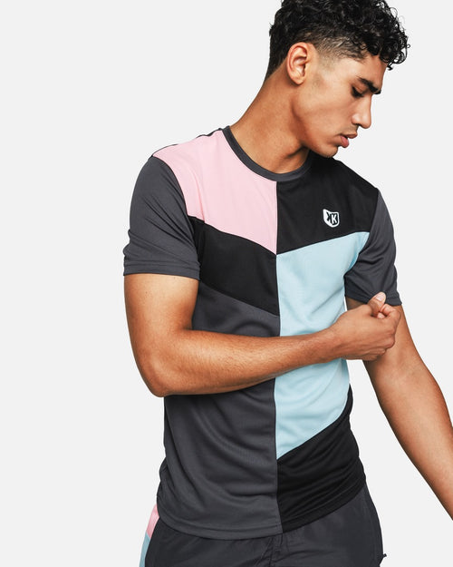 Maglietta FK Ultra - Grigio/Blu/Rosa - Footkorner