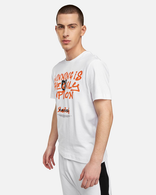 T-Shirt FK Win - Weiß/Orange - Footkorner