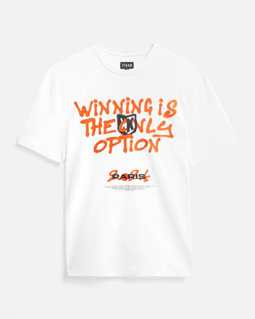 T-Shirt FK Win - Weiß/Orange - Footkorner