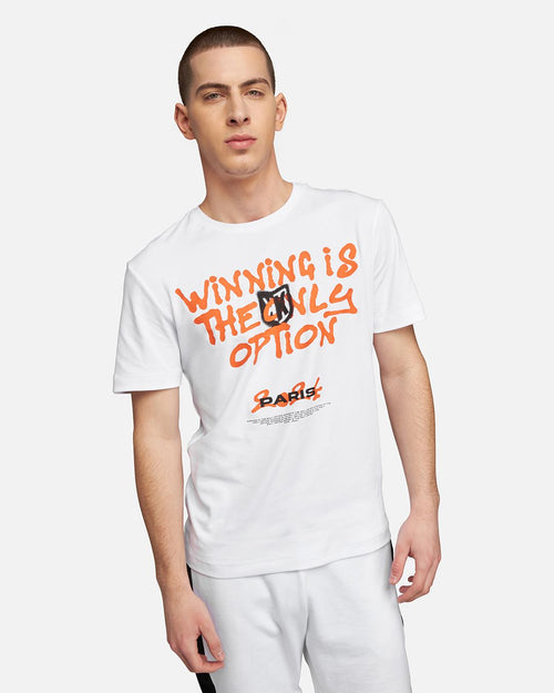 T-Shirt FK Win - Weiß/Orange - Footkorner