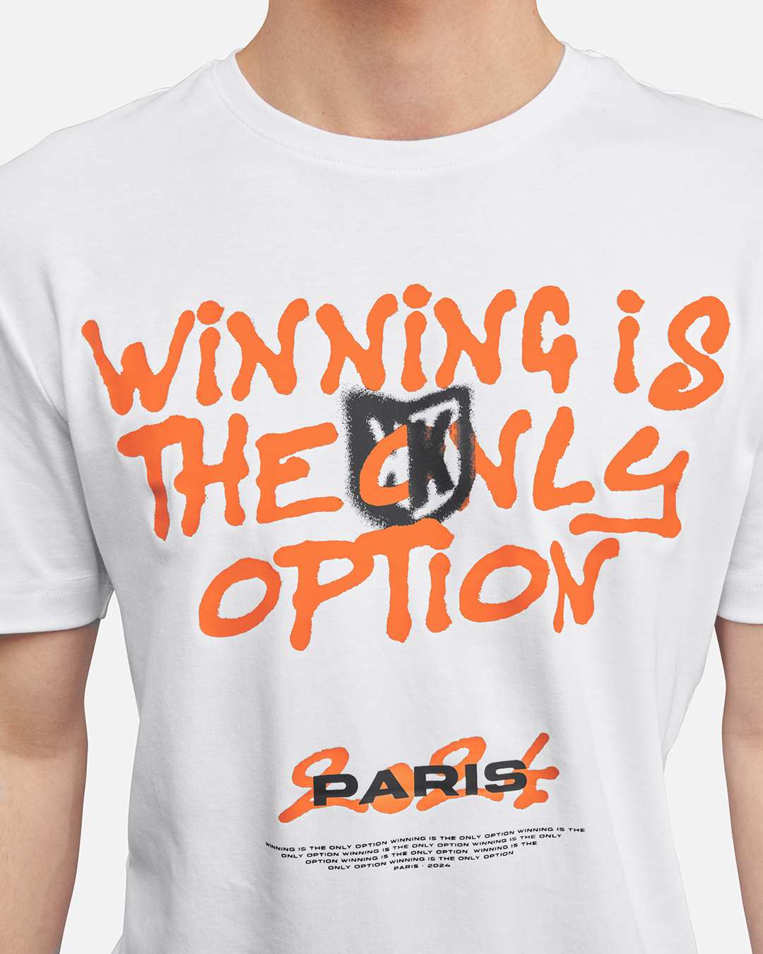FootkornerT-Shirt FK Win - Weiß/Orange