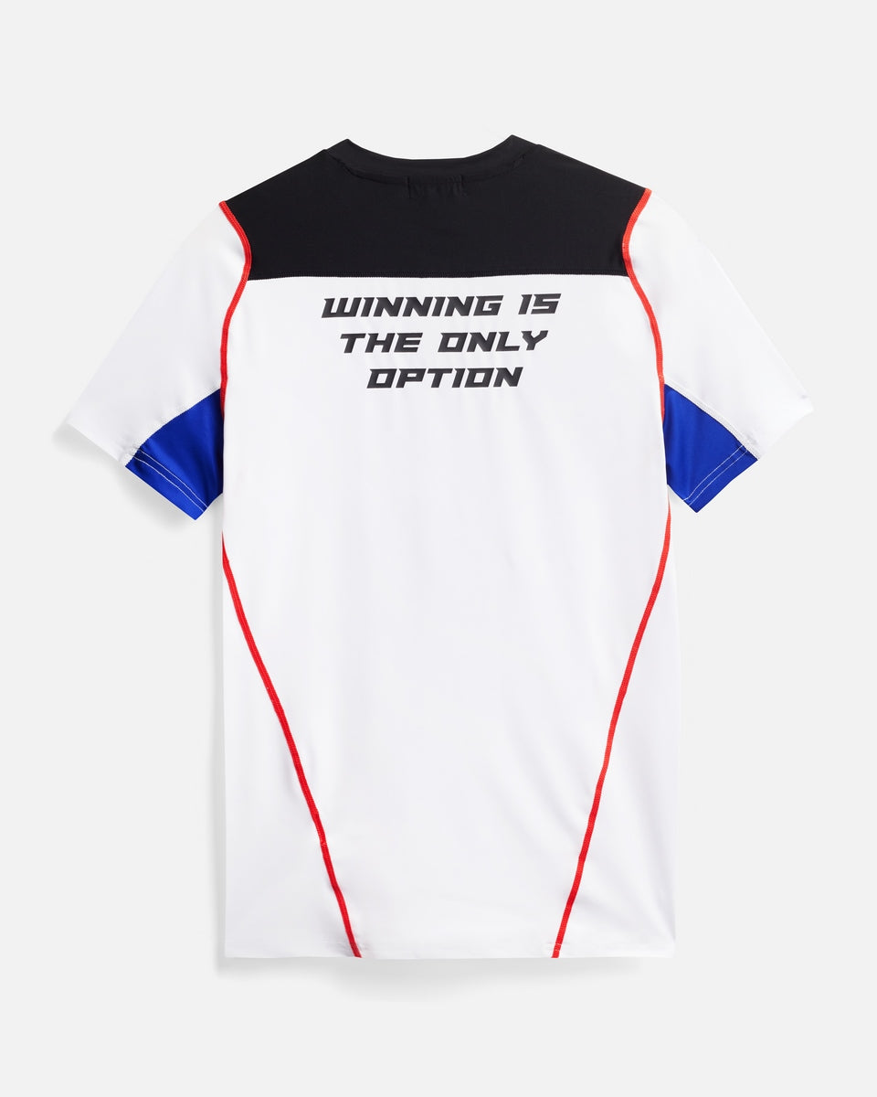 FootkornerT-Shirt FK Win Sport - Blanc/Rouge/Bleu