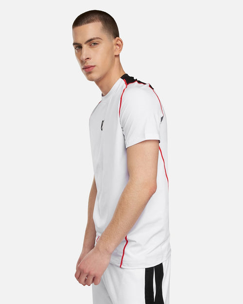 T-Shirt FK Win Sport - Blanc/Rouge/Bleu - Footkorner