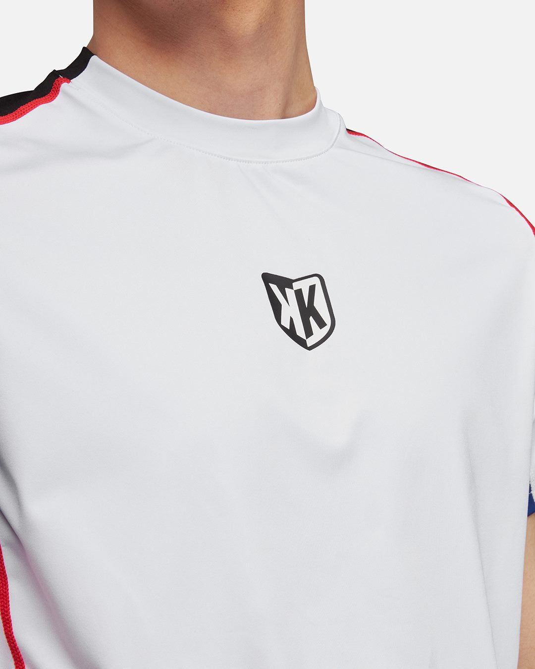 FootkornerT-Shirt FK Win Sport - Blanc/Rouge/Bleu