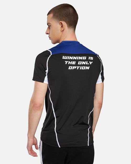FK Win Sport T-Shirt – Schwarz/Blau/Weiß - Footkorner