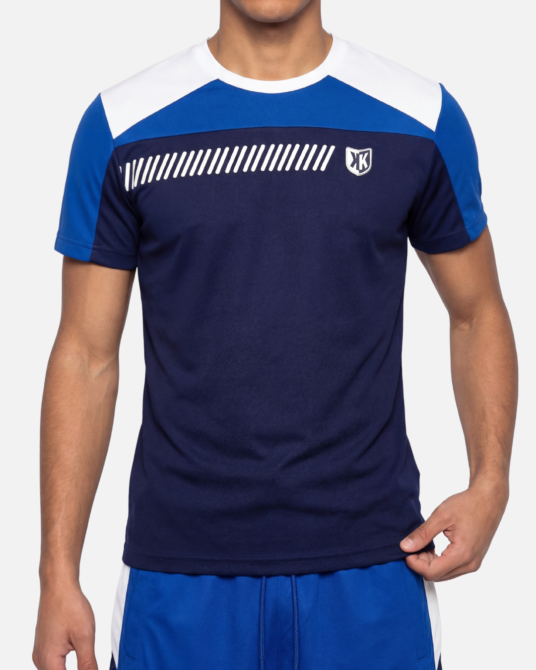 FootkornerT-shirt FK Drop - Marine/Blanc