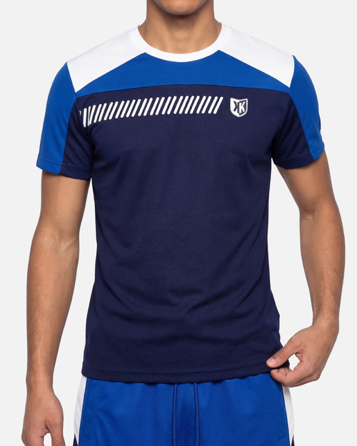 T-shirt FK Drop - Marine/Blanc - Footkorner