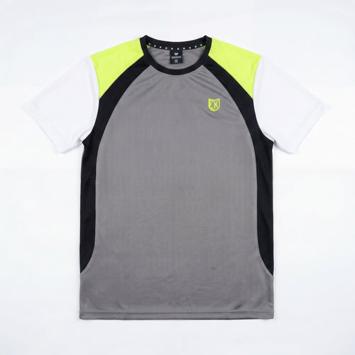 T-Shirt FK Feel - Gris/Blanc/Jaune - Footkorner