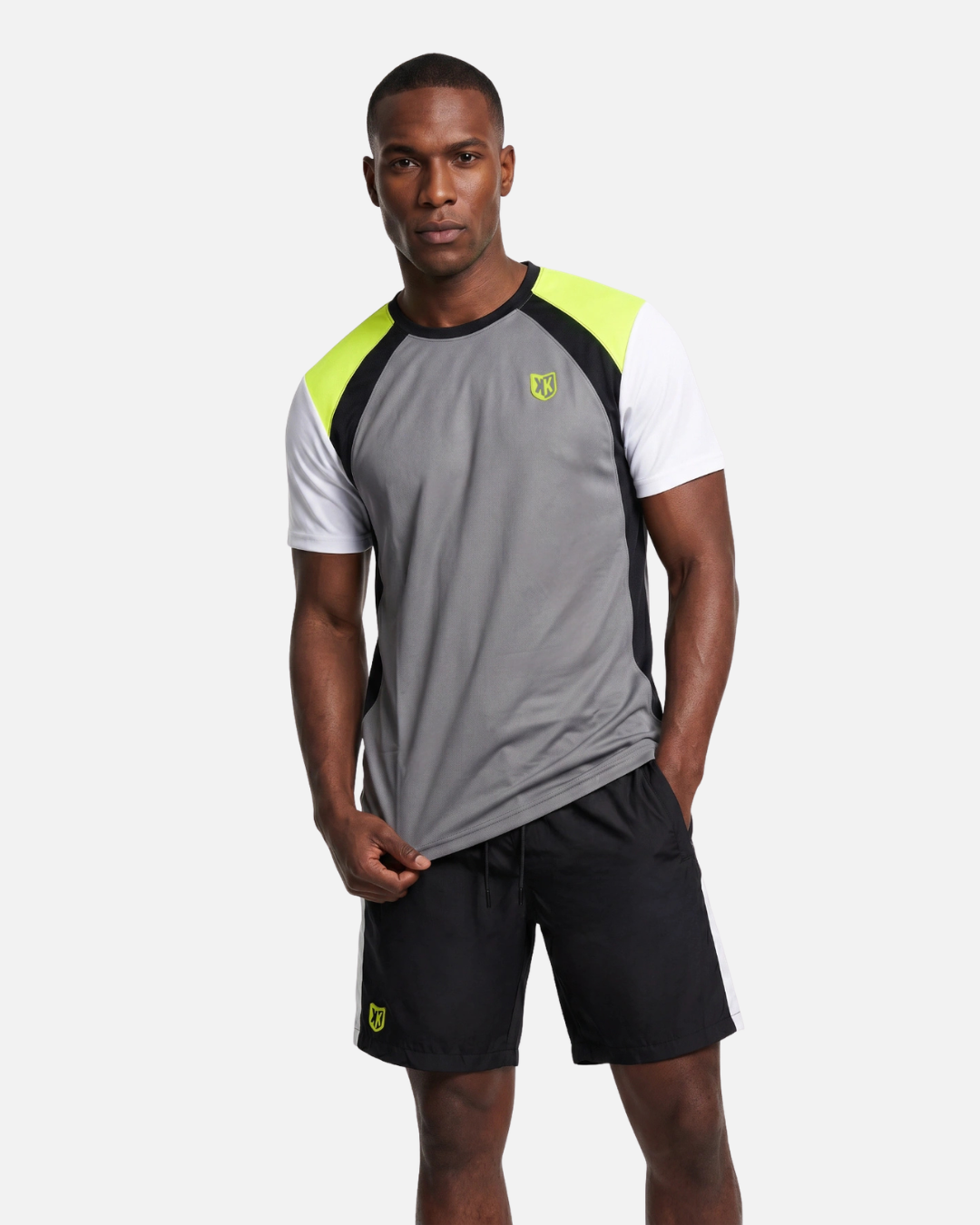 t-shirt ftkr feel - grey/white {Color}