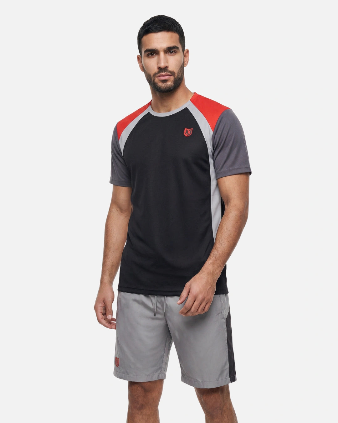 FootkornerT-Shirt FK Feel - Noir/Gris/Rouge