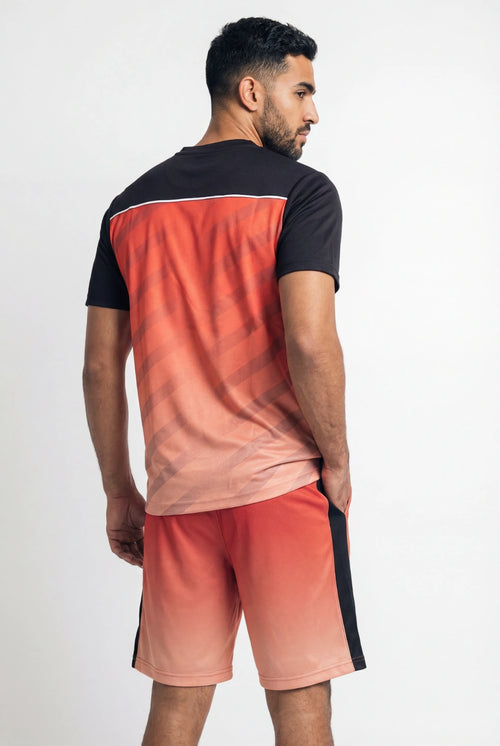 T-Shirt FK Rise - Rot/Schwarz - Footkorner