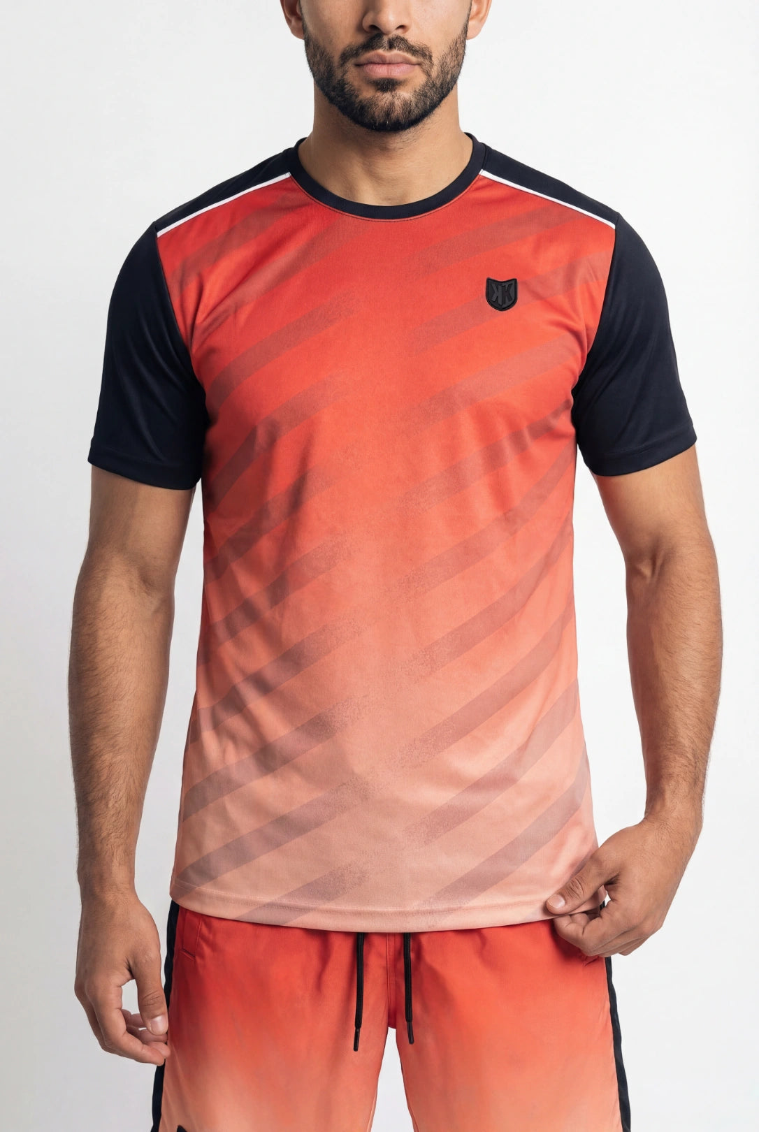 FootkornerT-Shirt FK Rise - Rot/Schwarz