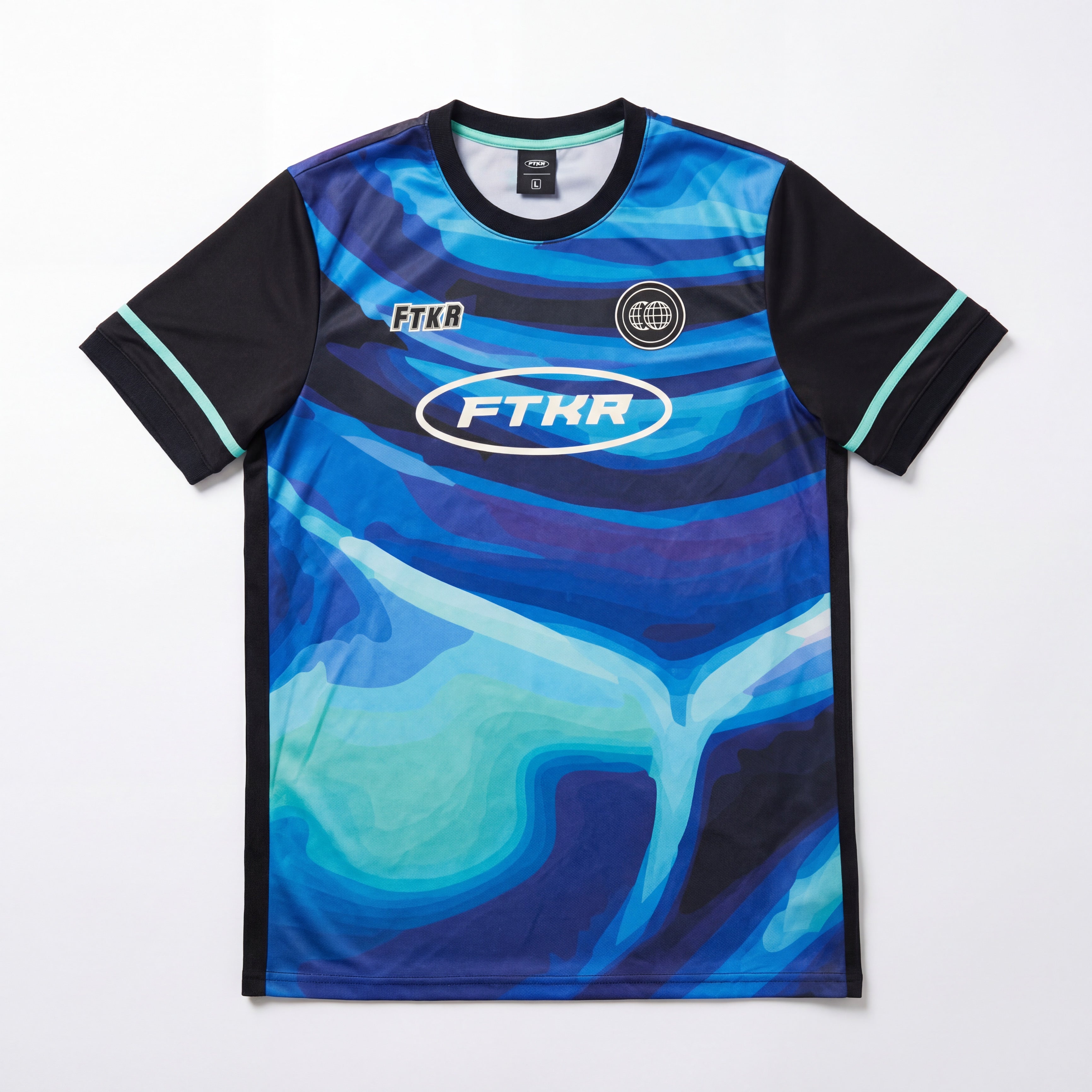 Footkornert-shirt ftkr zone - blue/black {Color}