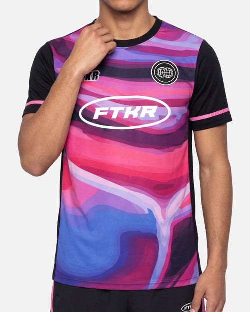 t-shirt ftkr zone - pink/black {Color} - Footkorner