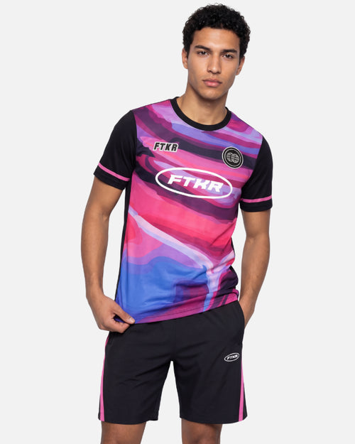 t-shirt ftkr zone - pink/black {Color} - Footkorner