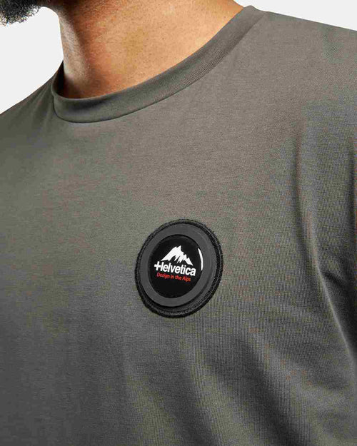 T-shirt Helvetica Ajaccio - Gris - Footkorner