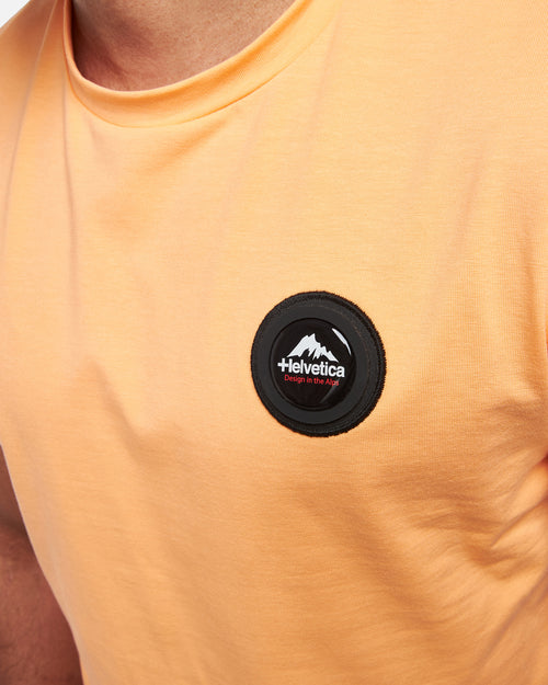 T-shirt Helvetica Ajaccio - Orange - Footkorner