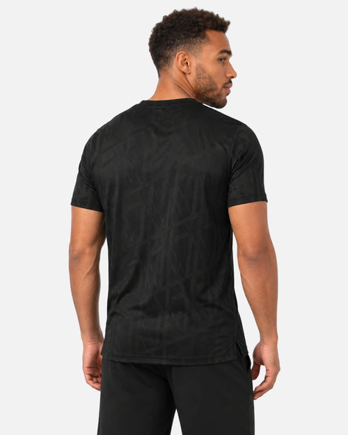 T-Shirt Helvetica Bolt 12 - Noir/Rose - Footkorner