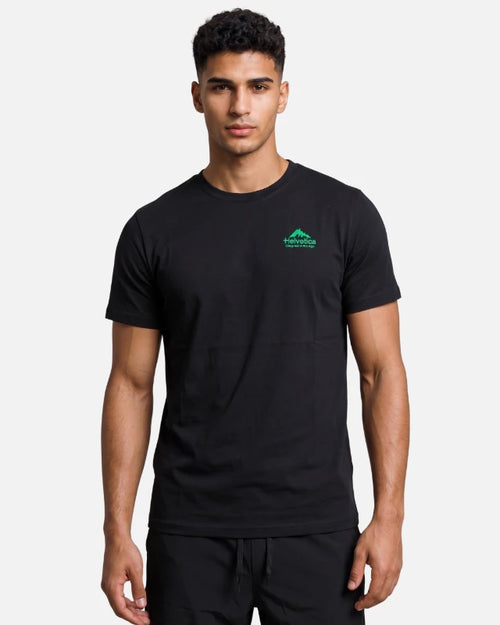 T-shirt Helvetica Detroit - Noir - Footkorner