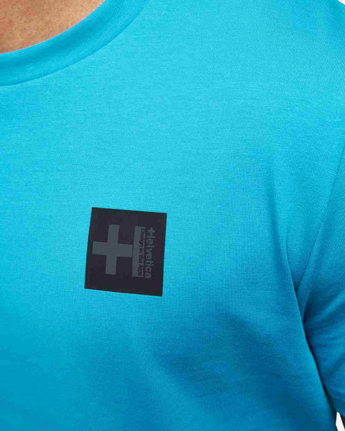 T-Shirt Helvetica Foster - Blau - Footkorner