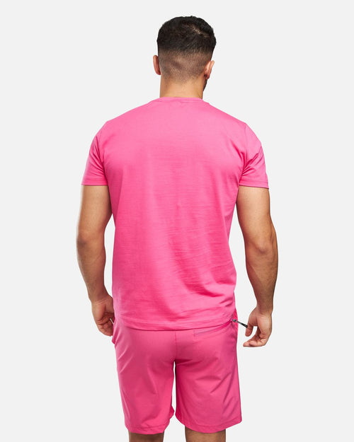 T-shirt Helvetica Foster - Rose - Footkorner