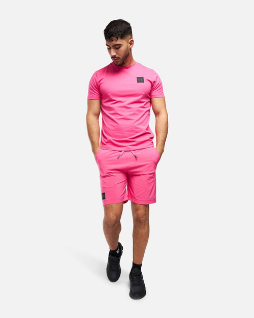 T-shirt Helvetica Foster - Rose - Footkorner