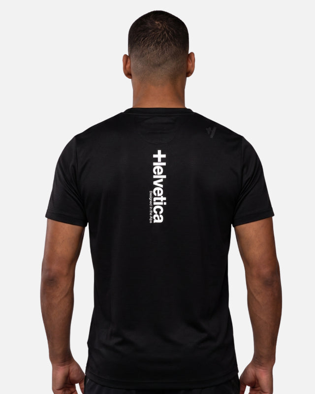 FootkornerT-shirt Helvetica LEWIS 33 - Black