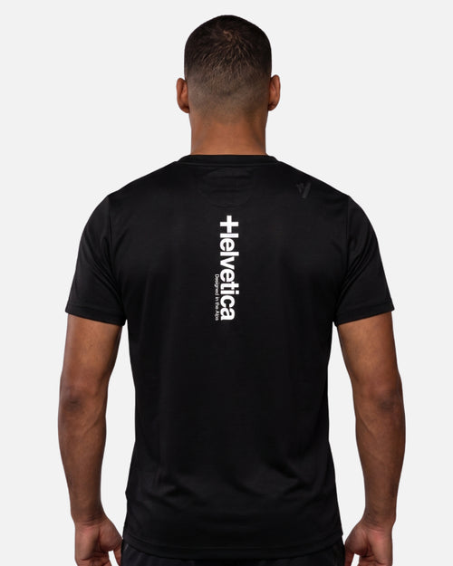 T-shirt Helvetica LEWIS 33 - Black - Footkorner