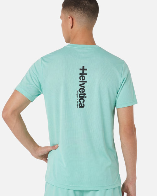 T-shirt Helvetica LEWIS 33 - Vert - Footkorner