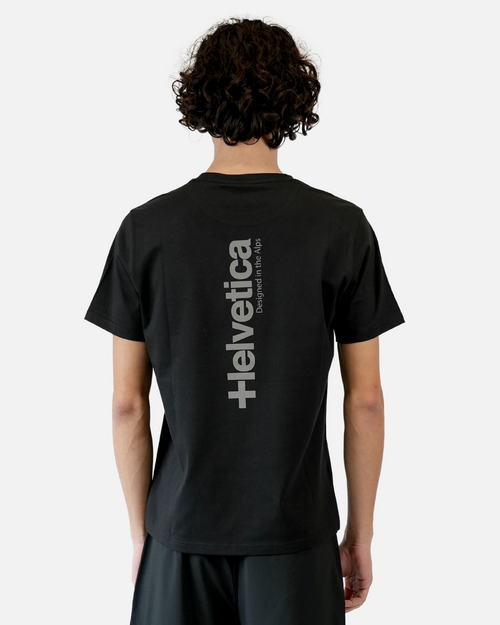 T-shirt Helvetica Quintana - Nero - Footkorner