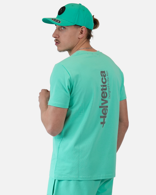 T-shirt Helvetica Quintana - Verde - Footkorner