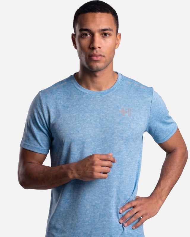 FootkornerT-shirt Helvetica Usain 12 - Bleu