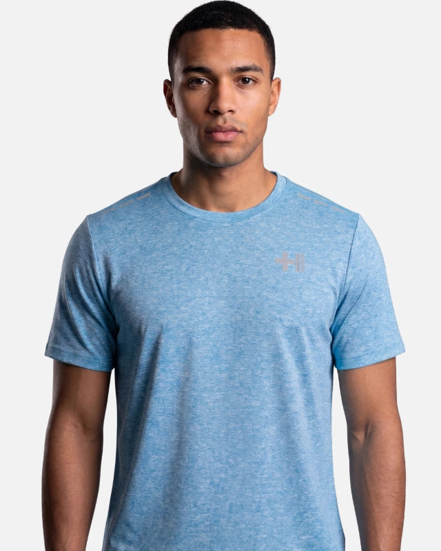FootkornerT-shirt Helvetica Usain 12 - Bleu