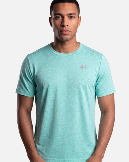 T-shirt Helvetica Usain 12 - Vert - Footkorner