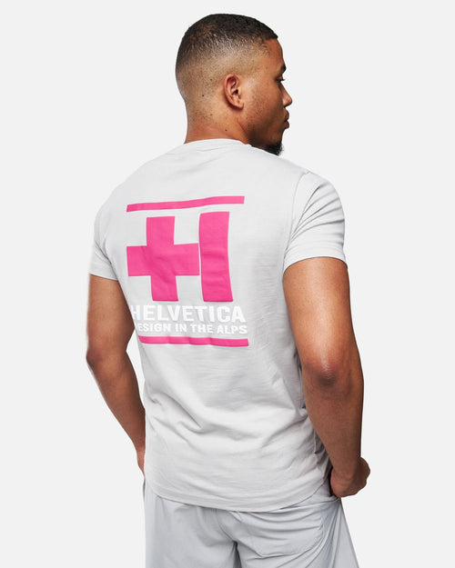 T-shirt Helvetica Williams - Gris - Footkorner